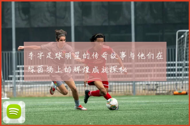 李字足球明星的传奇故事与他们在绿茵场上的辉煌成就探秘